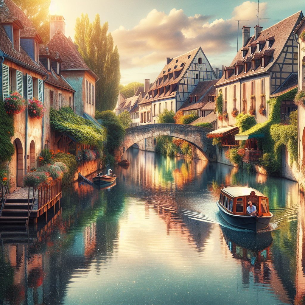 The Charming Canal System Of France.