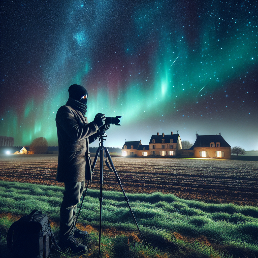 Chasing The Northern Lights In France.