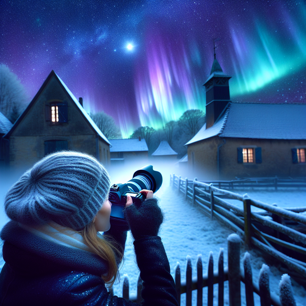 Chasing The Northern Lights In France.