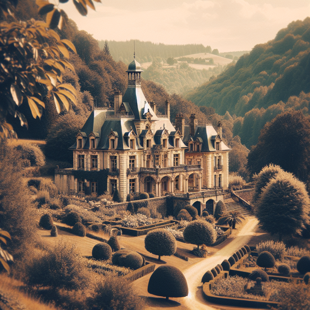 The Beauty Of French Villas And Manor Houses.